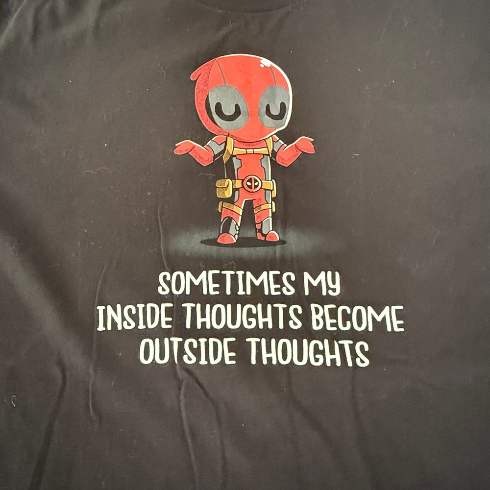 Deadpool Graphic T Shirt‎ Unisex Size XL EUC